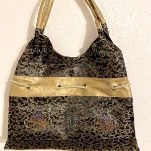 Purse, Asian influence, thin material